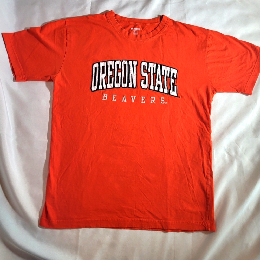 Oregon State Beavers ProEdge Embroidered Logo Graphic Shirt Men’s Size L